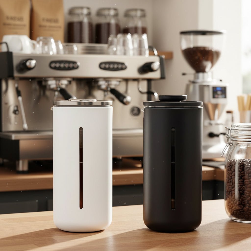 COFFEETREK – Lightweight 450 ml French Press Coffee Maker with Stainless Steel Filter