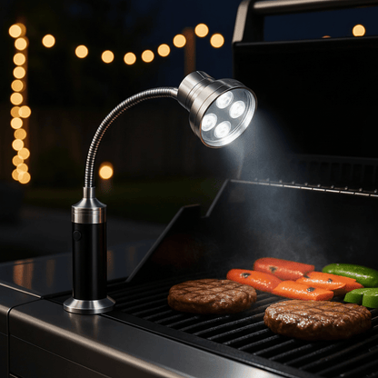 FLAMELITE – Compact magnetic grill light with ultra-strong brightness