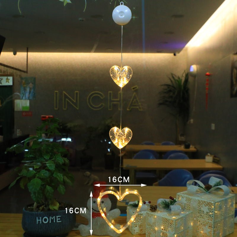 WINTERBEAM – LED Christmas lights with suction cups for glass and mirrors