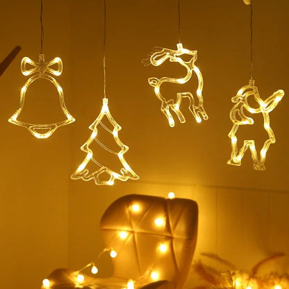 WINTERBEAM – LED Christmas lights with suction cups for glass and mirrors