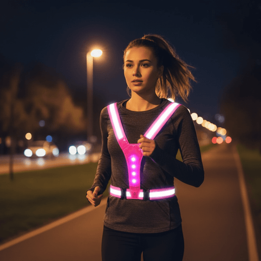 RUNSPARK – Adjustable LED Vest – 3 Modes for Safe Night Training