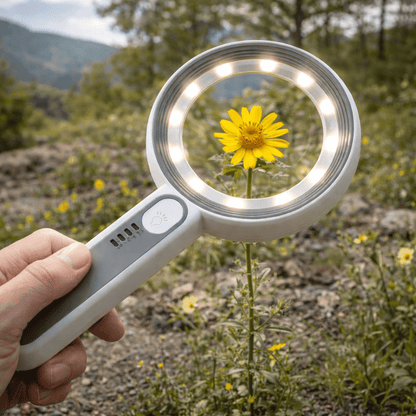LUMIBLICK – Rechargeable 12x LED Magnifier