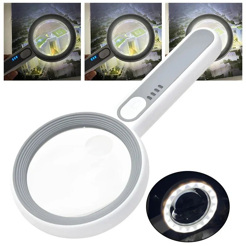LUMIBLICK – Rechargeable 12x LED Magnifier