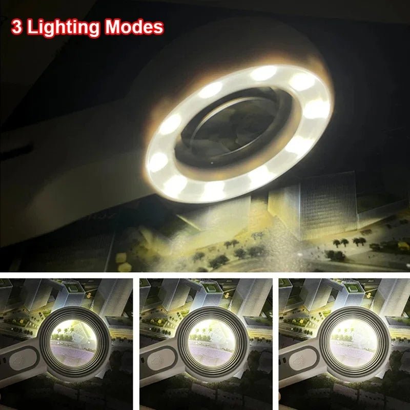 LUMIBLICK – Rechargeable 12x LED Magnifier