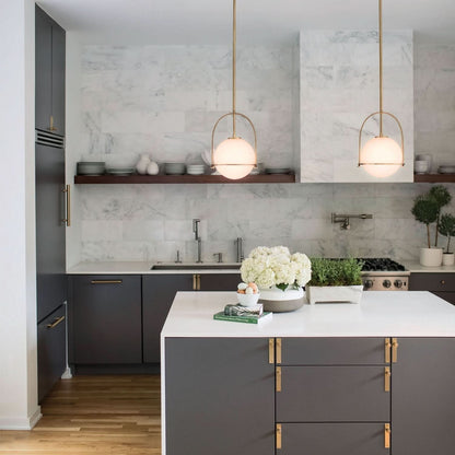 ILLUVIA – Opal Glass Pendant Lamp for Dining Room & Living Room