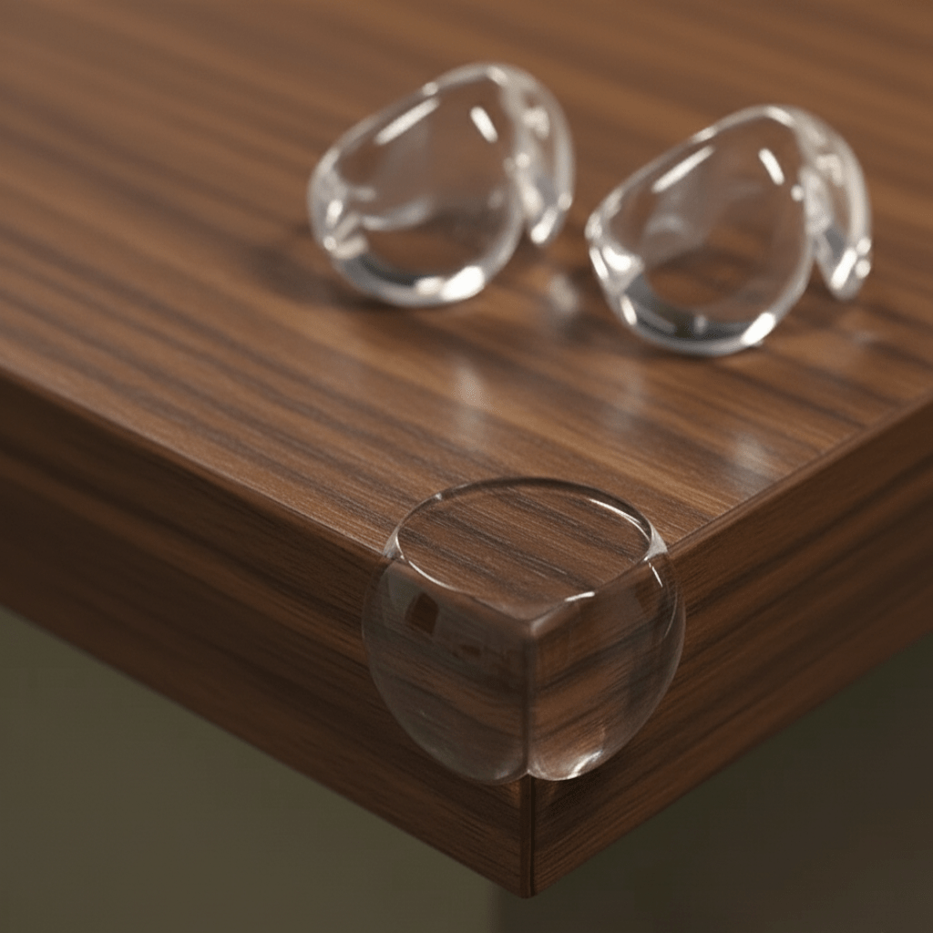 BUMPSOFT – Transparent silicone corner protectors for safe playing