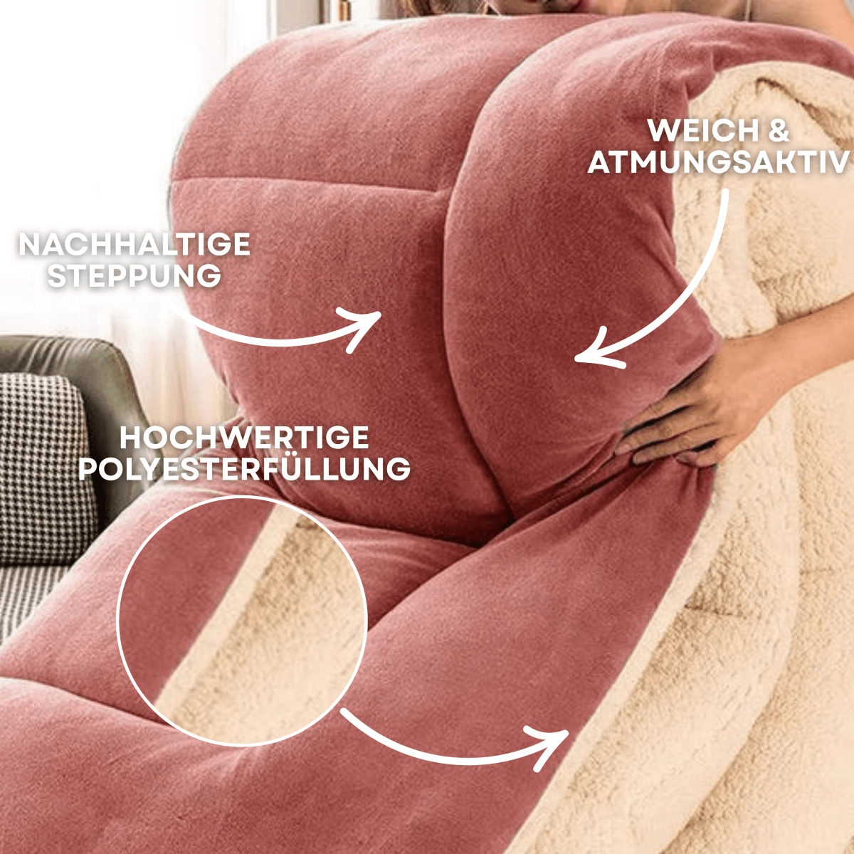 CozyDream bedroom duvet - double-sided & luxurious for ultimate sleeping comfort