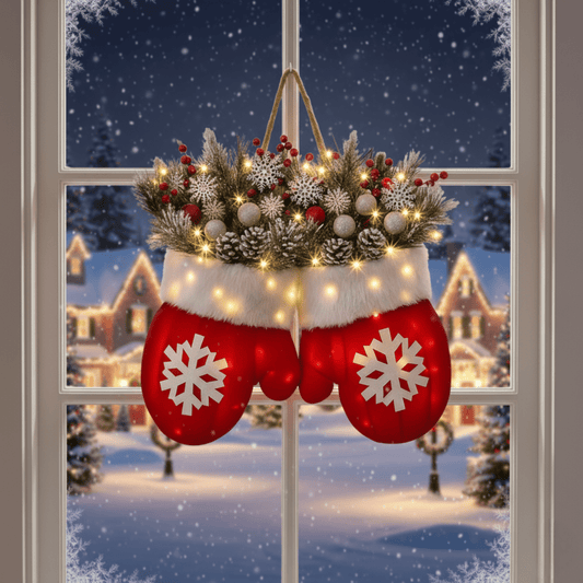 HOLIDAYLUX – LED glove light with 120 LEDs, timer and battery
