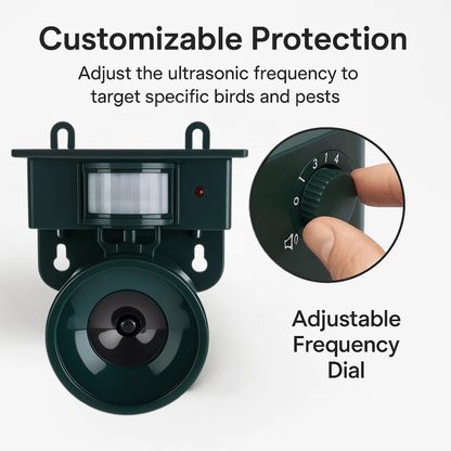 BIRDGUARD SENSOR - Motion detector bird repeller for effective protection