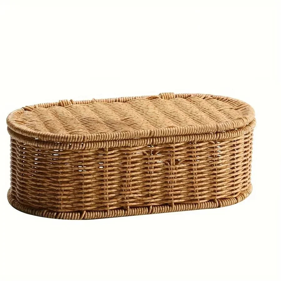 BOHOFLECHT – Woven Boho Storage Basket for Stylish Organization