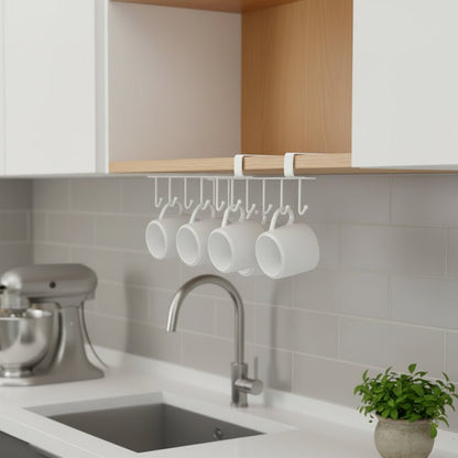 HOOKLINE – Under-cabinet hook system for space-saving kitchen storage