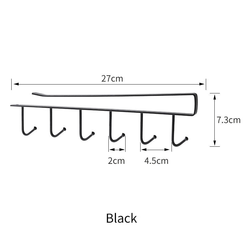 HOOKLINE – Under-cabinet hook system for space-saving kitchen storage