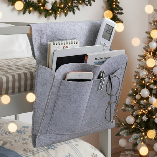 BED HUT – Felt Organizer with Cable Opening for the Bed