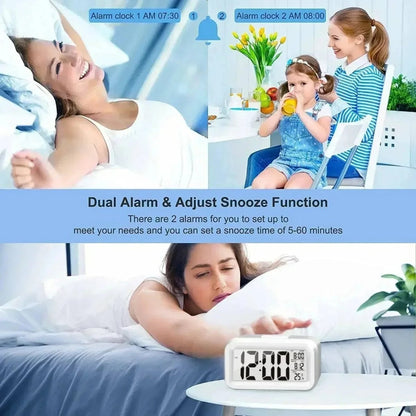 DAYCAL MINI – Multifunctional LED Digital Alarm Clock with Snooze Function