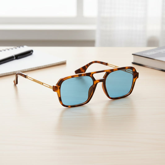 FASHIONVIEW - Stylish square sunglasses for women with UV400 protection