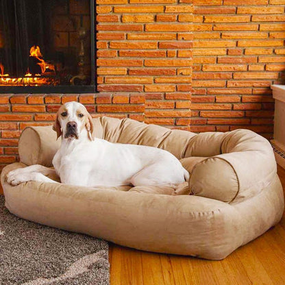 CANICLOUD – Orthopedic Dog Sofa Bed with Pressure-Relieving Padding for Older Dogs