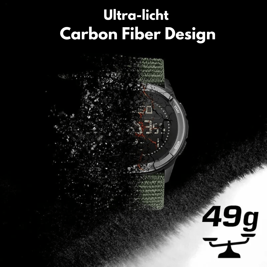OUTDOORTIME – Sports watch with carbon design for adventure