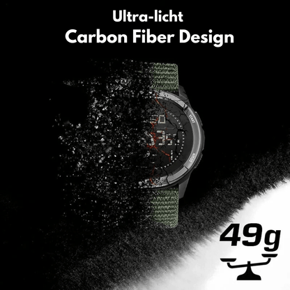 OUTDOORTIME – Sports watch with carbon design for adventure