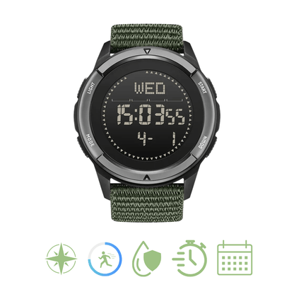 OUTDOORTIME – Sports watch with carbon design for adventure