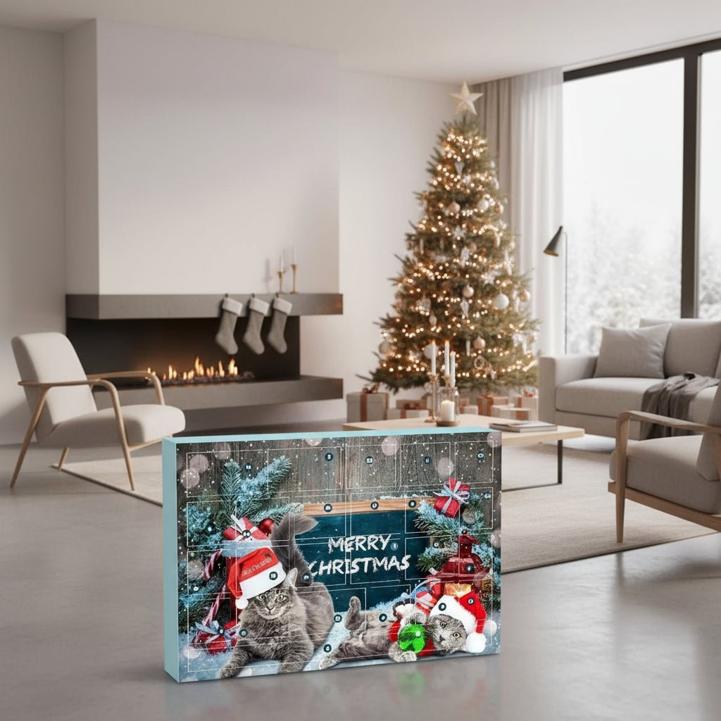 MEOWBOX 2025 – Advent calendar with 23 catnip toys for daily play fun for your cat