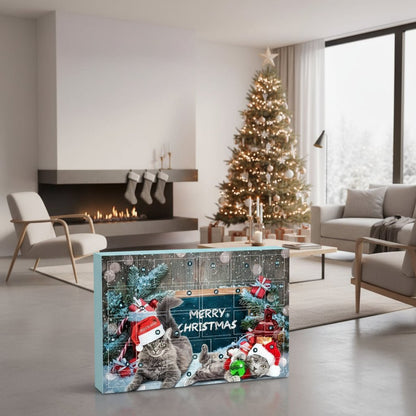 MEOWBOX 2025 – Advent calendar with 23 catnip toys for daily play fun for your cat