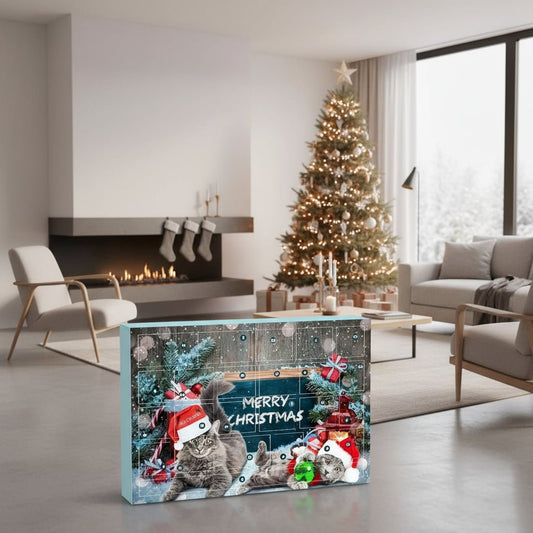 MEOWBOX 2025 – Advent calendar with 23 catnip toys for daily play fun for your cat
