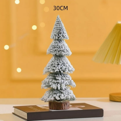 FLOCKCEDAR – Mini Flocked Cedar Christmas Decoration for Festive Design