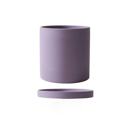 PLANTIVA – Elegant flowerpot made of ceramic with saucer