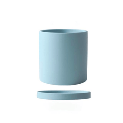 PLANTIVA – Elegant flowerpot made of ceramic with saucer