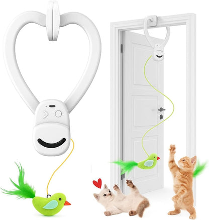 FEATHERJOY – Flying Bird Toy That Entertains Cats