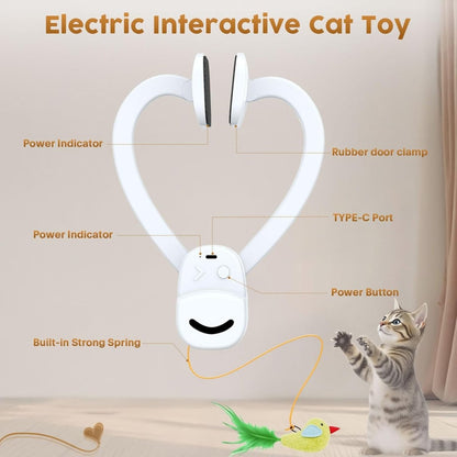 FEATHERJOY – Flying Bird Toy That Entertains Cats