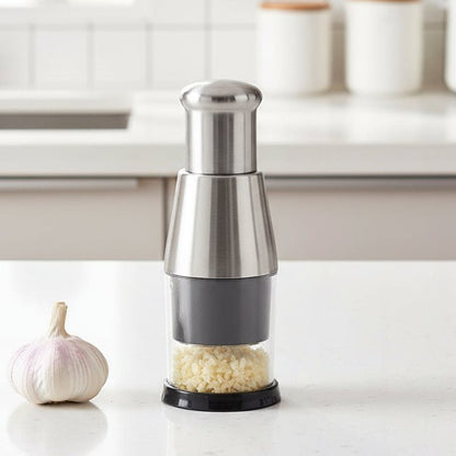 EASYMINCE – Compact Garlic Chopper with Durable Metal Blades