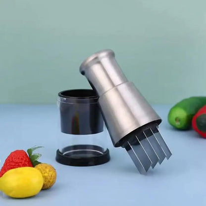 EASYMINCE – Compact Garlic Chopper with Durable Metal Blades