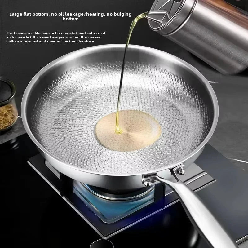 FORGEON – Hammered Titanium Non-Stick Frying Pan for Induction, Gas & Everyday Cooking