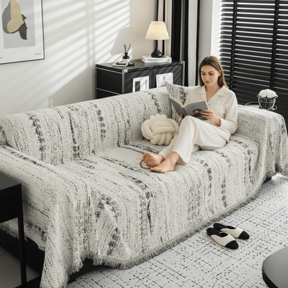 SOFASHINE – Elegant chenille sofa cover with easy care