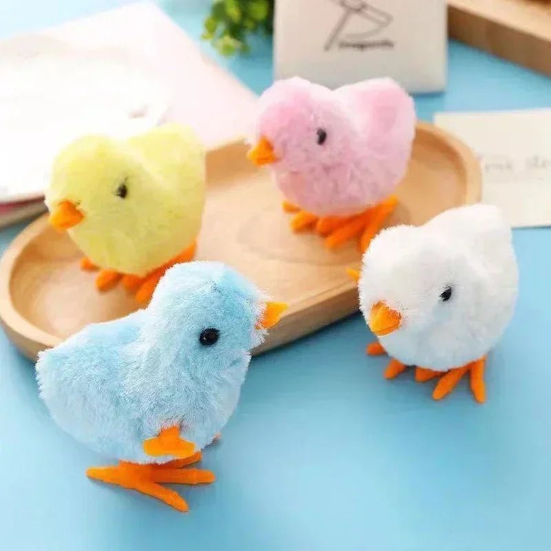 HOPCHICK – Jumping & Running Wind-up Chicken Toy for Curious Cats
