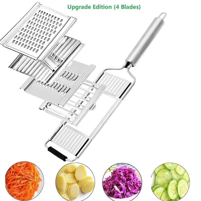 SLICECRAFT – Versatile kitchen slicer with interchangeable stainless steel blades