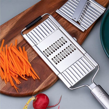 SLICECRAFT – Versatile kitchen slicer with interchangeable stainless steel blades