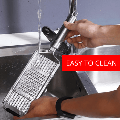 SLICECRAFT – Versatile kitchen slicer with interchangeable stainless steel blades