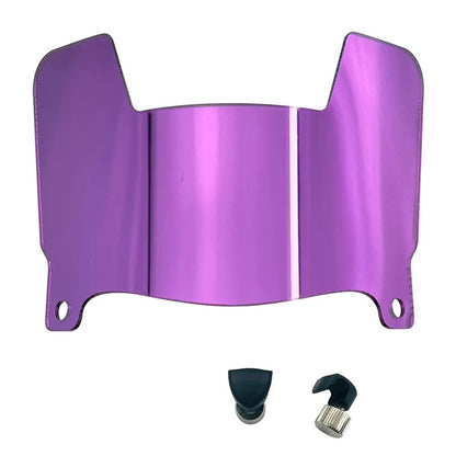 MICROVISOR – Miniature Football Helmet Visors with Mirror Effect