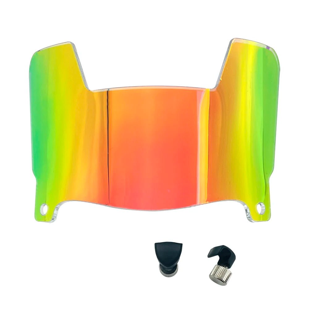MICROVISOR – Miniature Football Helmet Visors with Mirror Effect