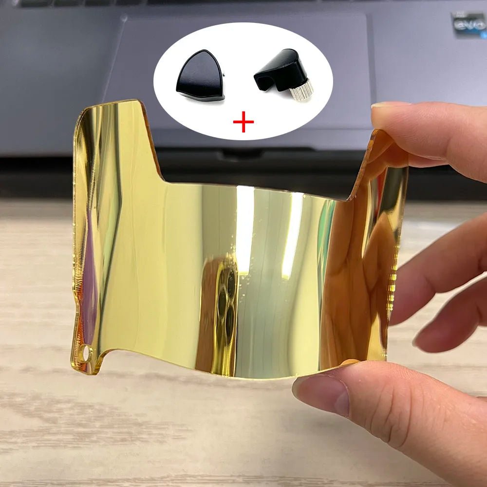 MICROVISOR – Miniature Football Helmet Visors with Mirror Effect