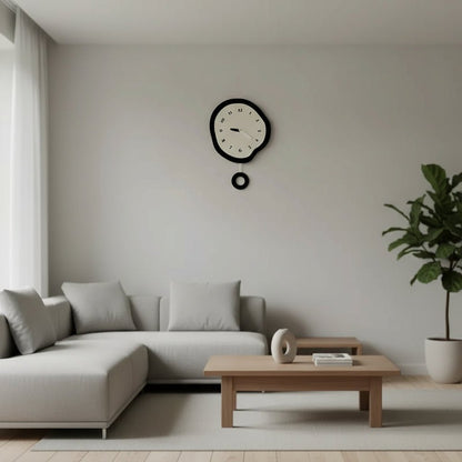 WALLMERA – Contemporary Abstract Wall Clock with Sleek Acrylic Finish