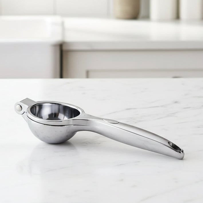 PRESSLUX – Premium lemon squeezer with robust stainless steel construction