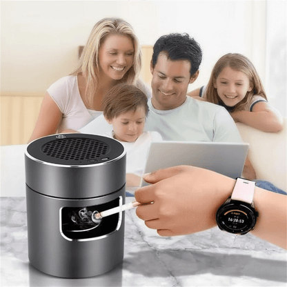 PURETRON – Intelligent ashtray with USB air purification system