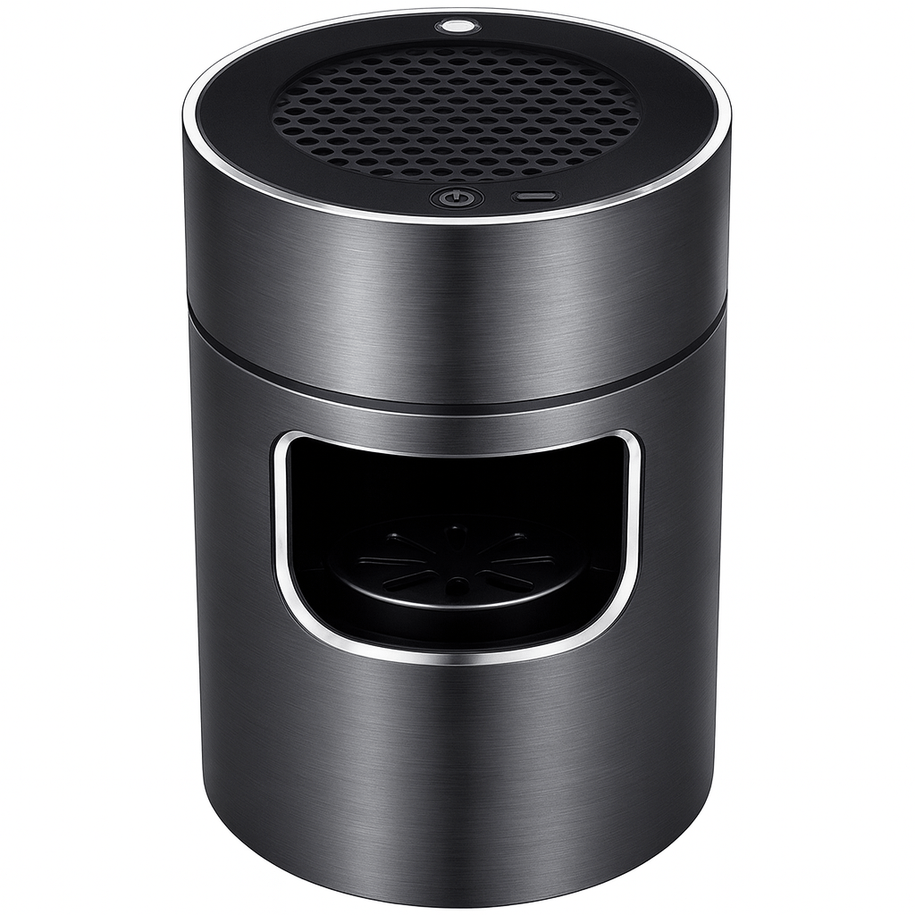 PURETRON – Intelligent ashtray with USB air purification system