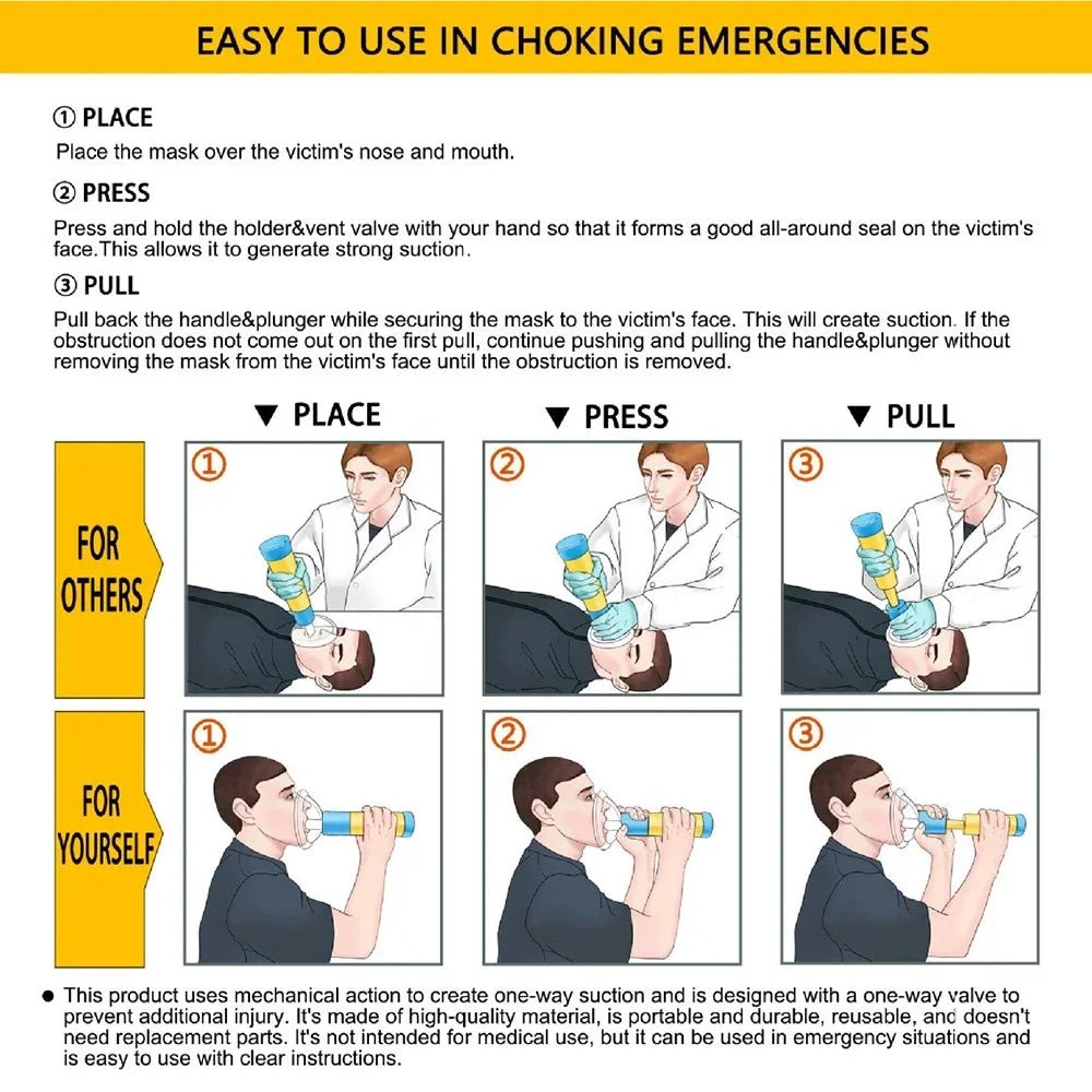 BREATHLIFTER – Portable Rescue Kit for Urgent Choking Cases