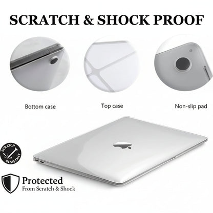 CLARIVIEW™ Clear Case for MacBook Air & Pro – Slim & Protective
