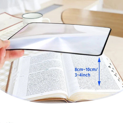 KLARTEXT – Ultra-thin A5 Reading Magnifier for Relaxed Reading