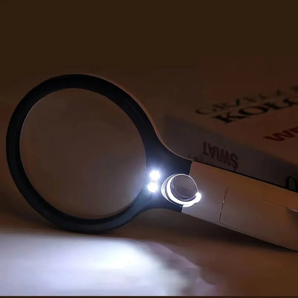 KLARBLICK – 45x LED Hand Magnifier for Precise Viewing